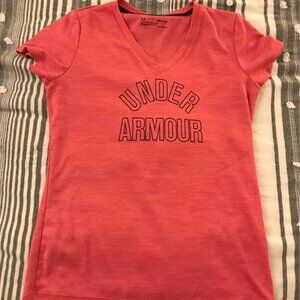 Pink Under Armour V-neck, Women’s Size Small